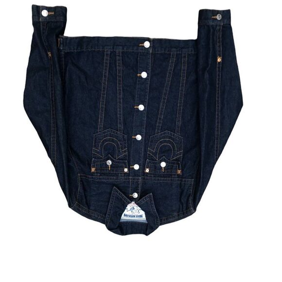 Vintage True Religion Jean Jacket Medium Trucker Jacket - Picture 11 of 13